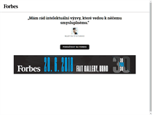 Tablet Screenshot of forbes.cz