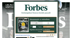 Desktop Screenshot of forbes.lv